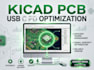 review and fix kicad pcb usb c pd power board with emi thermal optimization