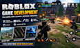 develop full roblox game, combat system, roblox map, 3d model weapon, animation