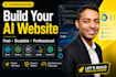 ai website development, ai software as full stack website development
