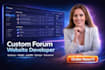 install and set up discourse, nodebb, mybb, vbulletin or xenforo forum