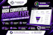 build high converting gohighlevel funnels, automation, CRM setup