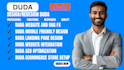 design, redesign, edit duda websites, duda bug fix , maintainance, landing pages
