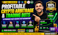 develop crypto arbitrage bot triangular bot, uniswap, solana and dex trading bos