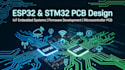 do esp32 and stm32 pcb design, iot embedded pcb firmware dev microcontroller pcb