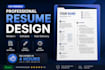 design professional resume CV cover letter