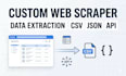 build custom web scraper, crawler, parser and data extraction bot