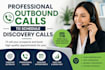 make professional outbound calls to schedule discovery calls for your mei