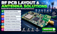 rf pcb layout antenna design impedance matching emi emc for wireless devices