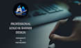 design modern and professional logo and banner