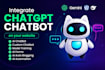 build ai chatbot, chatgpt chatbot, openai api, ai agent, ai website chatbot