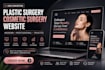 design high converting plastic surgery website for surgeons clinics and med spa