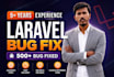 fix laravel bugs, errors and API issues with clean optimized code