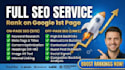 provide full seo service on page optimization and backlinks