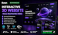 create interactive 3d website with three js webgl react three fiber
