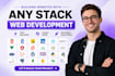 custom website backend, frontend web developer