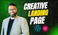 create elementor design or saas landing page design