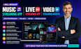 develop music streaming app live streaming app video streaming website