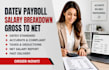 do accurate gross to net salary breakdown using datev payroll standards