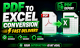convert PDF to excel with high accuracy