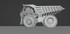 model mining dump truck