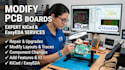 modify pcb boards kicad and easy eda