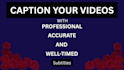 caption any english online video