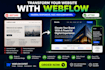 do professional design, develop webflow website, figma to webflow, migrate wix
