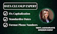 fix capitalization, dates and phone numbers in excel