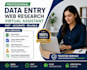 do data entry, web research and virtual assistant tasks accurately