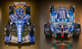design a hyperrealistic f1 and hypercar concept livery