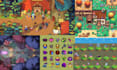 draw pixel art character sprite, fakemon sprite, animations and game backgrounds