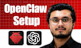setup openclaw, open claw ai assistant, clawdbot and moltbot automation