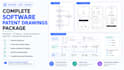 create complete software patent drawings system architecture flowchart