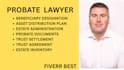 handle probate documents, trust administration and estate planning