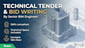 write UK construction tender documents and bid proposals