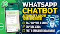 develop ai whatsapp chatbot, whatsapp API bot, auto reply, gpt chatbot