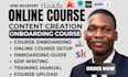 professionally onboard your course for employees, clients, or students