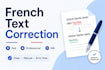 correct and improve your french text quickly