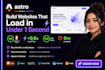 build astro react next js jamstack website seo optimization using tailwind css
