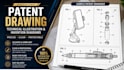 patent drawing, technical illustration, invention diagram, line art design