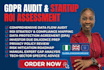 do gdpr audit, data privacy compliance, and ROI for tech startups