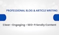 write professional blog posts and articles