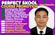skool community setup, skool promotion, skool online course promotion