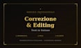 proofread and edit your italian text