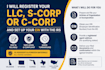 register your llc, s corp, or c corp