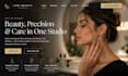 design squarespace waxing studio website piercing studio nail technician website