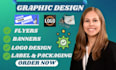 create professional graphic design, logo design, flyer design, and banner