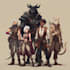 draw your dnd group party illustration