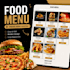 design a modern restaurant website with online ordering