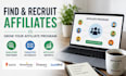 find and recruit affiliates for your affiliate program